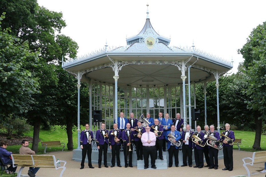 The band stand at Warrenpoint Municipal Park.
