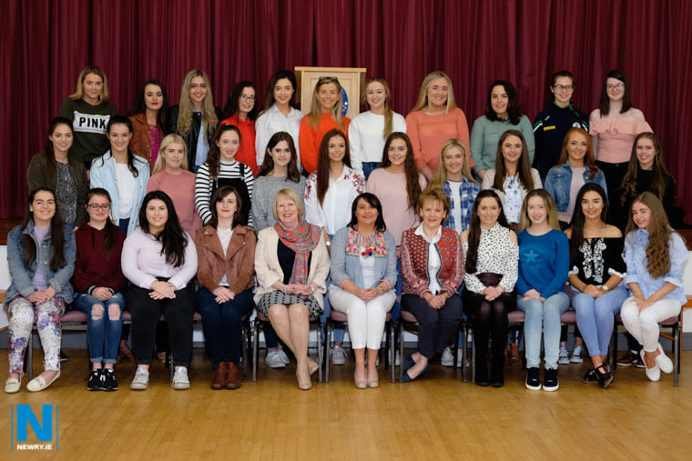 Some of the top performing A level students at Our Lady’s Grammar School: Cliodhna Bradley, Aisling Carragher, Eimear Conway, Eimear Devlin, Annie Doran, Eimear Doyle, Saoirse Ellis, Ailis Hearty, Emily Hudson, Colleen Jennings, Aoife Jones, Rebecca Kearney, Teresa Kelly, Clare Lavery, Sara McCamley, Ellen McCann, Lauren McCann, Rozanne McCaughey, Cliona McCoy, Beth McCreesh, Aoife McDonnell, Orlaith McEneaney, Fiona McNally, Grainne McNally, Roisin Muirhead, Eimear Murphy, Erinn Murphy, Victoria O'Callaghan, Eimear O'Hanlon, Lauren Quinn, Robyn-May Quinn, Emma Rooney, Celine Scott, Hannah Thompson, Katherine Toner, Claire Warburton and Corragh-May White are pictured with Principal, Mrs Fiona McAlinden, Vice-Principal Mrs Teresa McAllister and Head of Sixth Form, Mrs Maureen Jennings. Some of the top performing A level students at Our Lady’s Grammar School: Cliodhna Bradley, Aisling Carragher, Eimear Conway, Eimear Devlin, Annie Doran, Eimear Doyle, Saoirse Ellis, Ailis Hearty, Emily Hudson, Colleen Jennings, Aoife Jones, Rebecca Kearney, Teresa Kelly, Clare Lavery, Sara McCamley, Ellen McCann, Lauren McCann, Rozanne McCaughey, Cliona McCoy, Beth McCreesh, Aoife McDonnell, Orlaith McEneaney, Fiona McNally, Grainne McNally, Roisin Muirhead, Eimear Murphy, Erinn Murphy, Victoria O'Callaghan, Eimear O'Hanlon, Lauren Quinn, Robyn-May Quinn, Emma Rooney, Celine Scott, Hannah Thompson, Katherine Toner, Claire Warburton and Corragh-May White are pictured with Principal, Mrs Fiona McAlinden, Vice-Principal Mrs Teresa McAllister and Head of Sixth Form, Mrs Maureen Jennings.