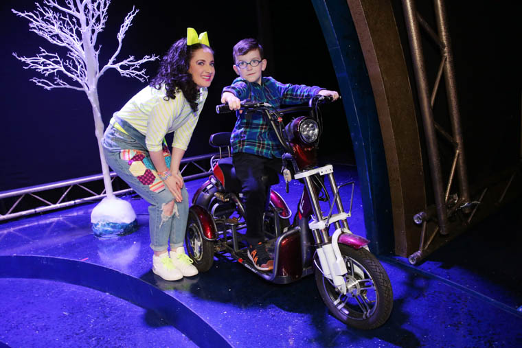 James Hogan pictured with Bella played by actress Charlotte McCurry. James Hogan pictured with Bella played by actress Charlotte McCurry.