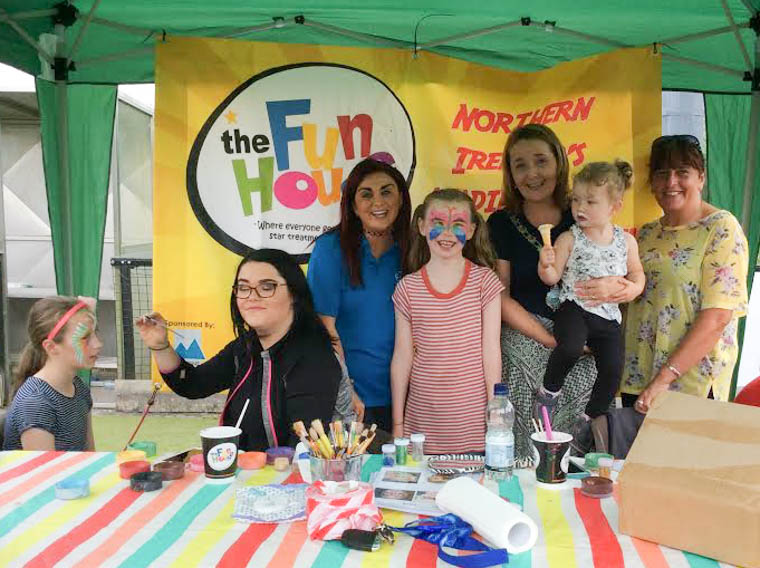 Cllr Valerie Harte with members of the local Autism Families group.