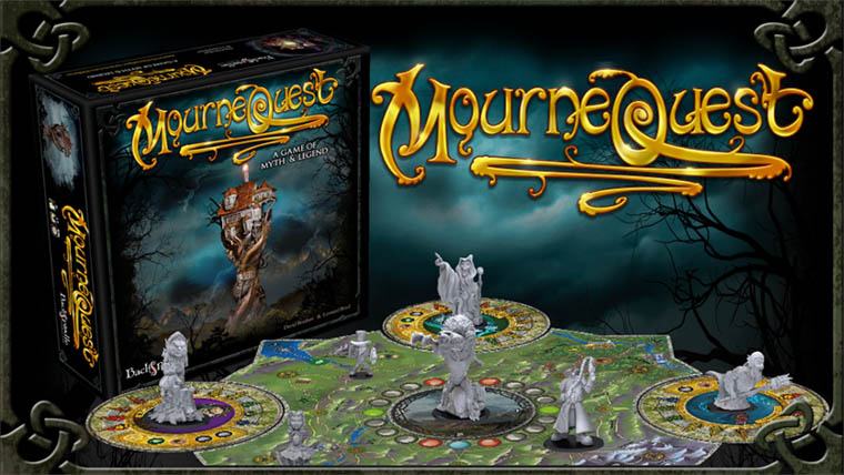 The MourneQuest Board Game. The MourneQuest Board Game.
