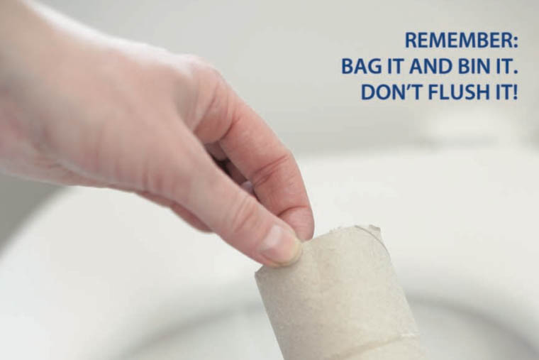 The Bag It and Bin It Campaign from NI Water. The Bag It and Bin It Campaign from NI Water.