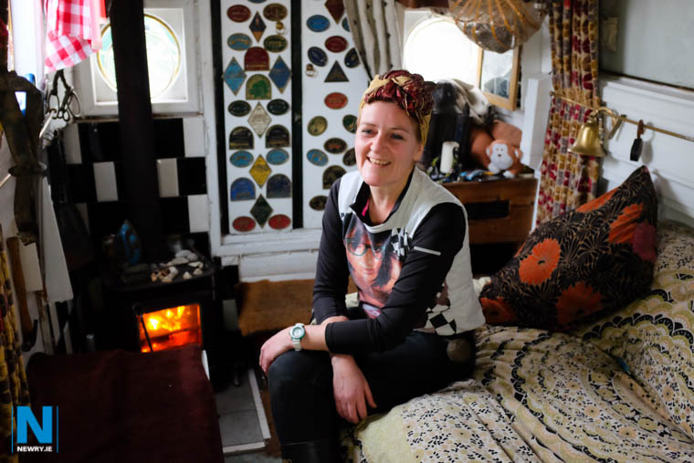 Lorraine Fox chilling in The Sandwich Barge. Photograph: Columba O'Hare/ www.newry.ie Lorraine Fox chilling in The Sandwich Barge. Photograph: Columba O'Hare/ www.newry.ie