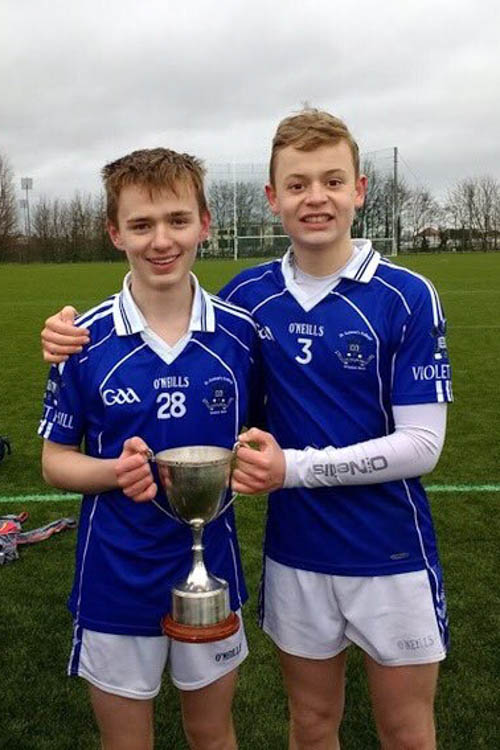 Oisin O Hare & Niall Elshaw Pictured With The Leopold Cup Oisin O Hare & Niall Elshaw Pictured With The Leopold Cup