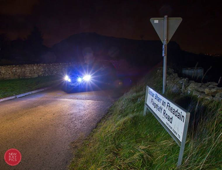 The Flagstaff Road is closed off after the incident which left a twelve year old girl dead. Photograph: NewRayPics The Flagstaff Road is closed off after the incident which left a twelve year old girl dead. Photograph: NewRayPics