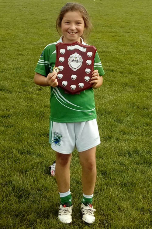 Katie Feehan, who took part in the Cumann na mBunscol game in the Athletic Grounds on Saturday night Katie Feehan, who took part in the Cumann na mBunscol game in the Athletic Grounds on Saturday night