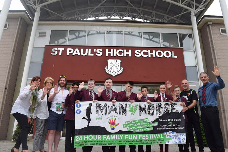 St Pauls gets behind the Man v Horse event
