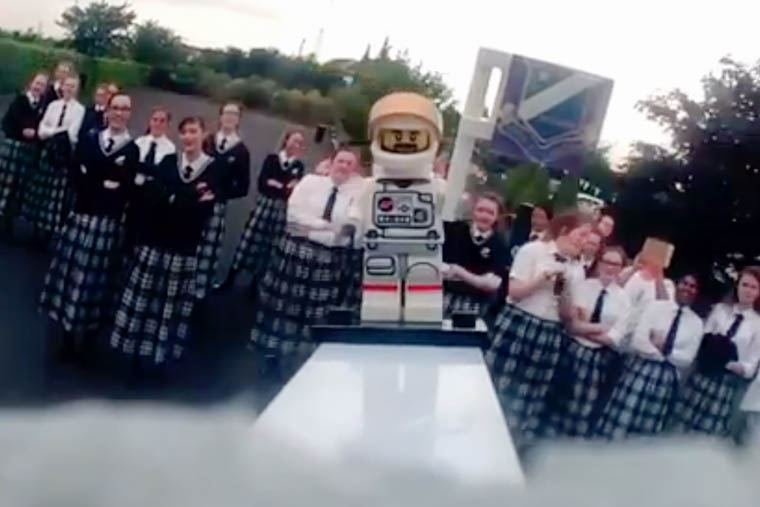 We have lift off! - Matty says goodbye to Our Lady's Grammar School at the start of his adventure that would bring him to Bootle. We have lift off! - Matty says goodbye to Our Lady's Grammar School at the start of his adventure that would bring him to Bootle.