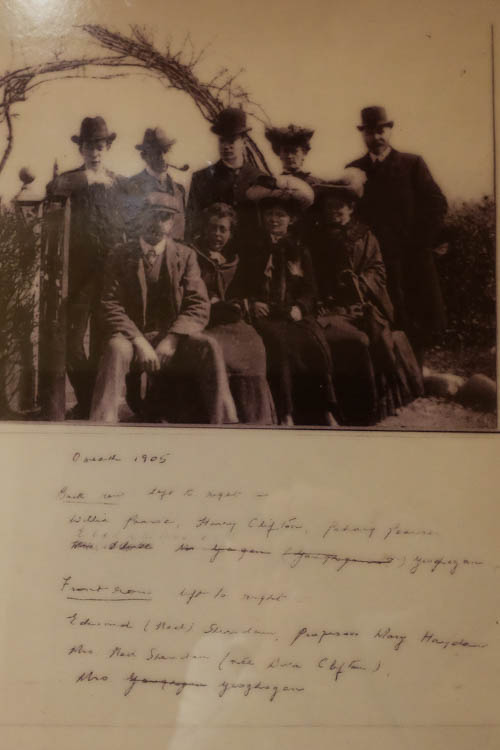 Padraig Pearse, one of the people in this photograph taken at the Strand Hotel in Omeath in 1905. Padraig Pearse, one of the people in this photograph taken at the Strand Hotel in Omeath in 1905.