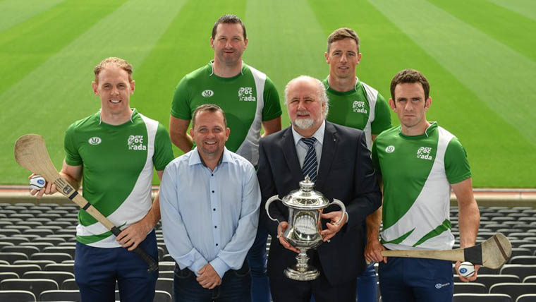 Getting ready for Pic Fada 2017 are Kevin Moran, Davy Fitzgerald, Brendan Cummins, Anthony Nash, and James McInerney pictured pictured with Martin Donnelly at Croke Park.