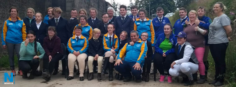 Saddle & Reins athletes from across counties Armagh and Down at the competition.