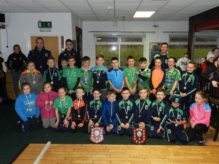 Shane O’Neill’s U10 team at their underage presentation on Sunday afternoon Shane O’Neill’s U10 team at their underage presentation on Sunday afternoon