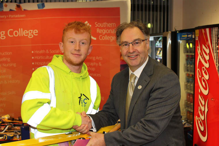 Thomas Murnin with with David Cooper Director CITB-ConstructionSkills NI Thomas Murnin with with David Cooper Director CITB-ConstructionSkills NI