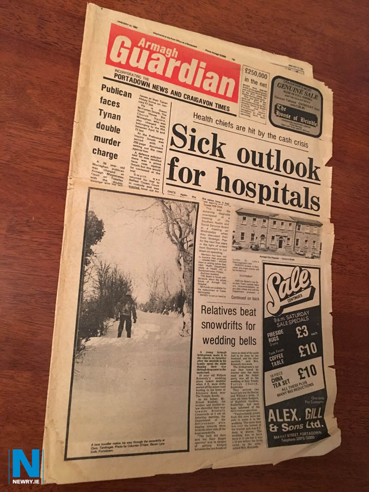 Hold the front page! - My photograph on the front of the now no longer, Armagh Guardian. Hold the front page! - My photograph on the front of the now no longer, Armagh Guardian.