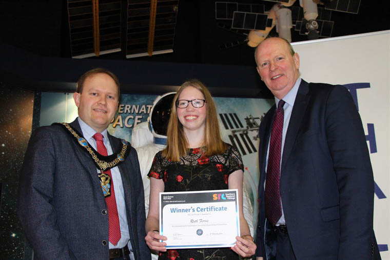 Lord Mayor of Armagh City, Banbridge And Craigavon Gareth Wilson, Ruth Ferris and SRC Chief Executive Brian Doran. Lord Mayor of Armagh City, Banbridge And Craigavon Gareth Wilson, Ruth Ferris and SRC Chief Executive Brian Doran.
