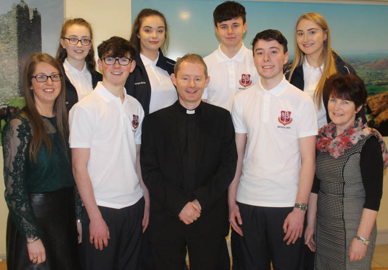 St Paul's students who head to Kenya this week. St Paul's students who head to Kenya this week.