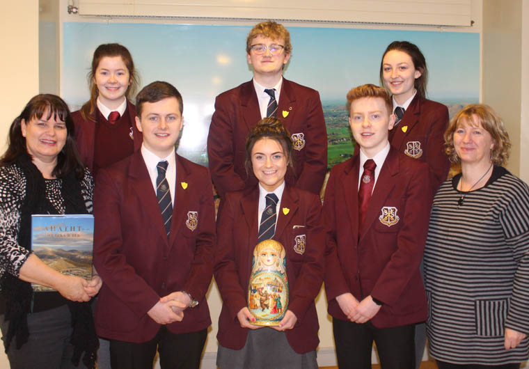 St Paul's students who head to Russia in February. St Paul's students who head to Russia in February.