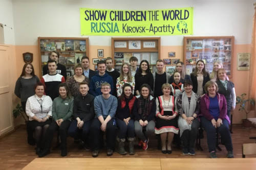 The St Paul's School team who visited Kirovsk in Russia. The St Paul's School team who visited Kirovsk in Russia.