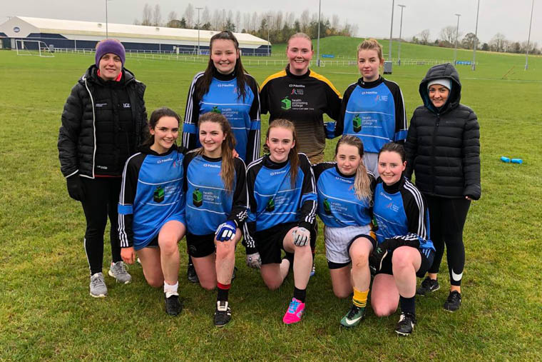 SRC Ladies Team: Ellen Kelly, Alicia Adair, Aoife Loye, Michelle Duffy, Blaithin Donnelly Eden Casey, Danielle McCourt, Maria MacArtain along with lecturers Aileen Pyers and Maeve Galloway. SRC Ladies Team: Ellen Kelly, Alicia Adair, Aoife Loye, Michelle Duffy, Blaithin Donnelly Eden Casey, Danielle McCourt, Maria MacArtain along with lecturers Aileen Pyers and Maeve Galloway.