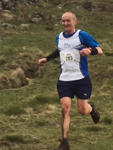 Paul Le Blanc enjoying the final descent at the Moughanmore Hill and Dales Race Paul Le Blanc enjoying the final descent at the Moughanmore Hill and Dales Race