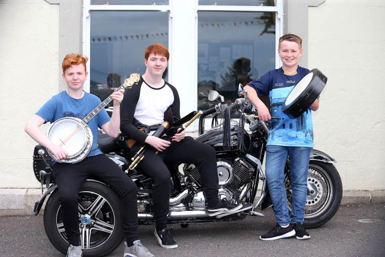 Ryan Savage, Luke Savage, Niall Rice at Castlewellan Ryan Savage, Luke Savage, Niall Rice at Castlewellan
