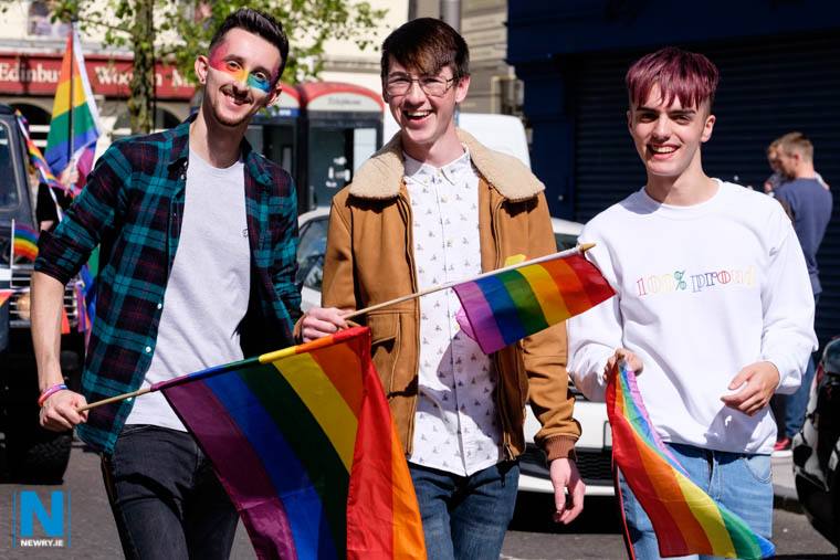 The Pride in Newry Parade in full swing. Photograph: Columba O'Hare/ Newry.ie The Pride in Newry Parade in full swing. Photograph: Columba O'Hare/ Newry.ie