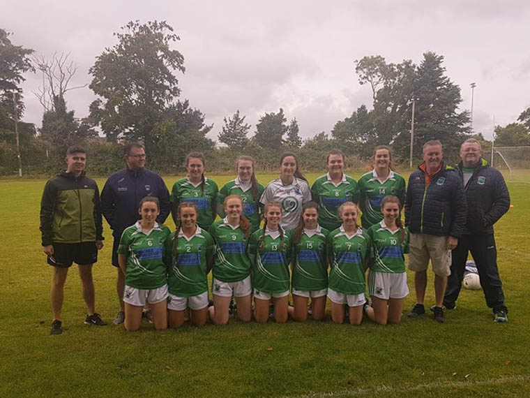 Shane O’Neill’s senior ladies and their management team at the All-Ireland 7’s in Dublin on Saturday Shane O’Neill’s senior ladies and their management team at the All-Ireland 7’s in Dublin on Saturday
