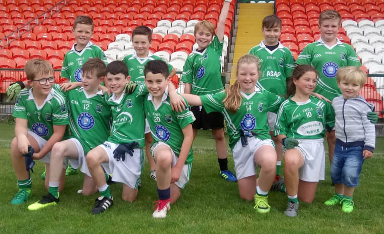 Shane O’Neill’s U10’s at the County blitz in the Athletic Grounds on Saturday Shane O’Neill’s U10’s at the County blitz in the Athletic Grounds on Saturday