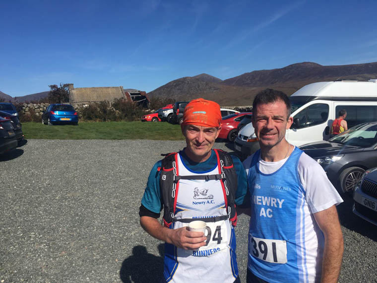 Paul Le Blanc & Noel Carr at the NIMRA Buzzards Roost Race Paul Le Blanc & Noel Carr at the NIMRA Buzzards Roost Race