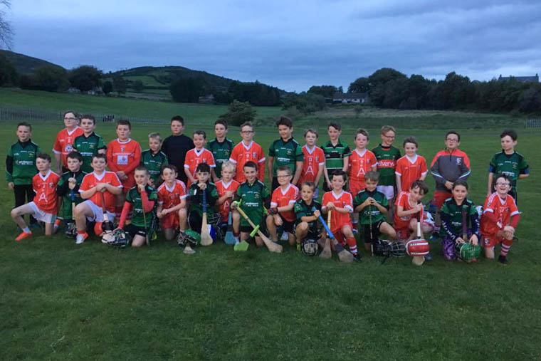 Craobh Rua & Killeavy hurlers played an entertaining match recently U10  