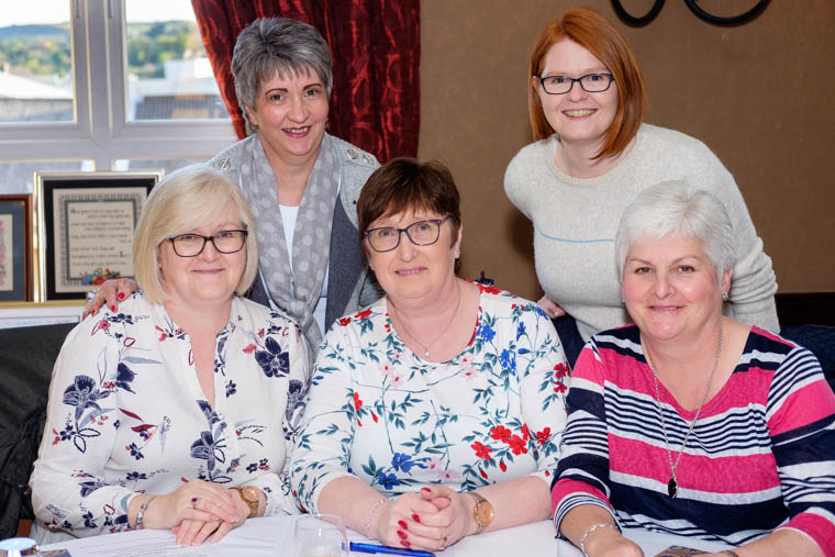 Newry Agricultural Society Committee and members pictured at the launch of the 150th Newry Show. From left: Gwendoline Poots, Pauline Lockhart, Carol Livingston, Lynsey Poots and Valerie Lockhart. Photograph: Columba O'Hare/ Newry.ie Newry Agricultural Society Committee and members pictured at the launch of the 150th Newry Show. From left: Gwendoline Poots, Pauline Lockhart, Carol Livingston, Lynsey Poots and Valerie Lockhart. Photograph: Columba O'Hare/ Newry.ie