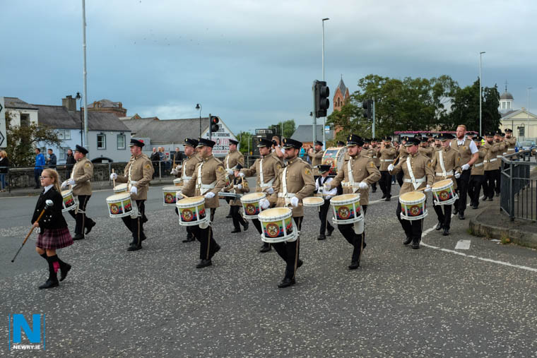 South Down Defenders on parade in Newry in 2017. Photograph: Columba O'Hare/ Newry.ie South Down Defenders on parade in Newry in 2017. Photograph: Columba O'Hare/ Newry.ie