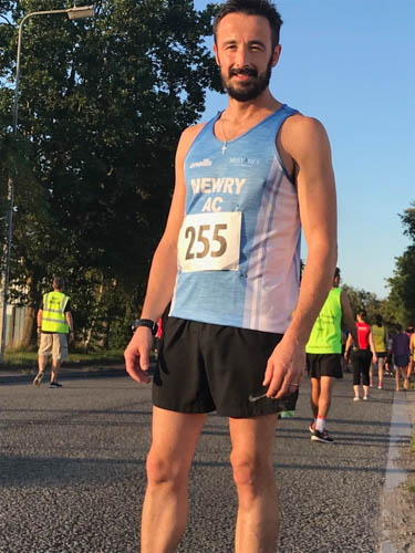 John McCaffrey taking part in the Westbury 5k John McCaffrey taking part in the Westbury 5k
