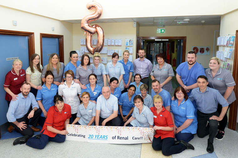 The Southern Trust&rsquo;s Daisy Hill based Renal Team is celebrating 20 years since their unit first opened with a special service of thanksgiving in on Sunday 17th June 2018 from 3pm to 4.40pm in Newry Cathedral.