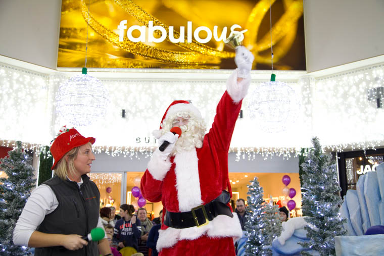 Santa at the Buttercrane. Santa at the Buttercrane.