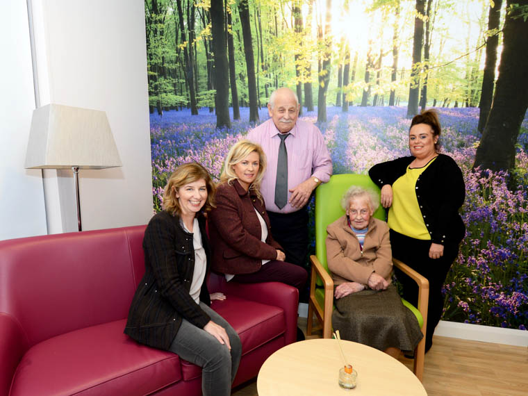 Photo caption: Pictured at the new relatives room &lsquo;The Meadows Room&rsquo; on the fifth floor of Daisy Hill Hospital are Josie Matthews, Lead Nurse for Surgery, Kay Carroll, Head of Service for Medicine, Southern Trust and representatives of the Friends of Daisy Hill Hospital Ronnie O&rsquo;Hare, (President) Vera McGahon and Ann-Marie Hanratty.