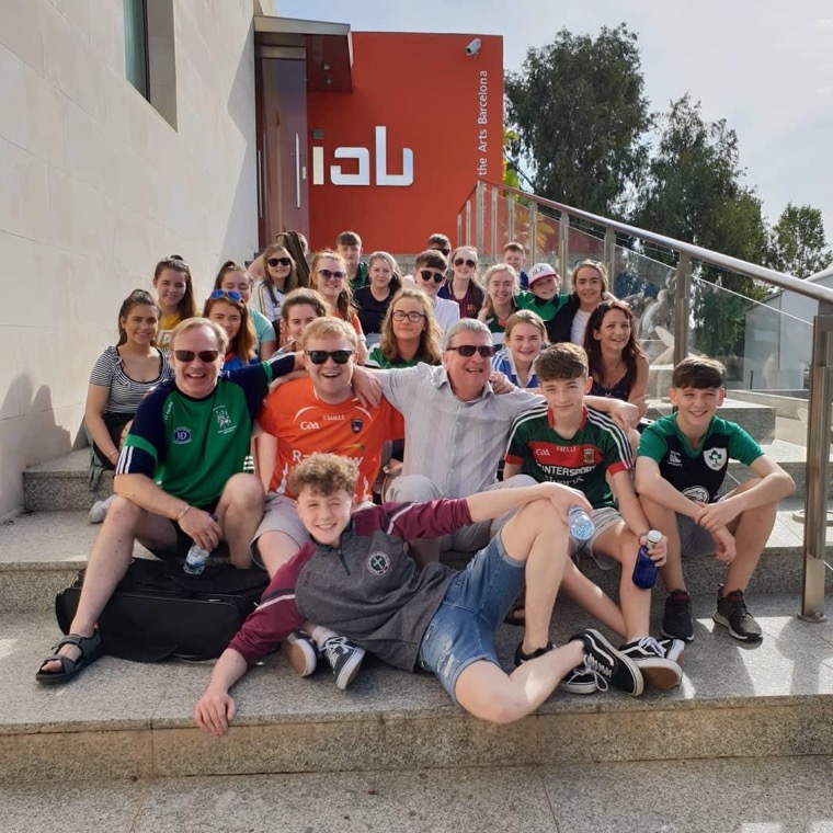 The Traditional Arts Partnership group in Sitges.