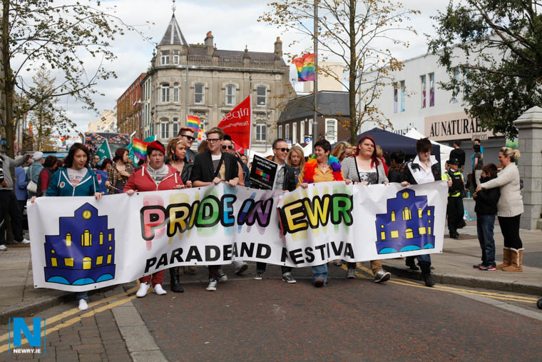 The very first Pride in Newry Parade in 2012. Photograph: Columba O'Hare/ Newry.ie 