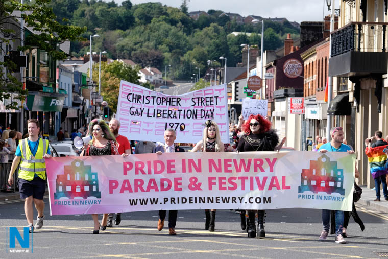 The 2018 Pride in Newry parade. Photograph: Columba O'Hare/ Newry.ie The 2018 Pride in Newry parade. Photograph: Columba O'Hare/ Newry.ie