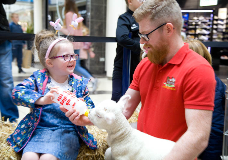 The Easter Petting Farm should be popular when it visits The Buttercrane. The Easter Petting Farm should be popular when it visits The Buttercrane.
