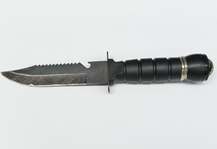 A hunting knife similar to one used by killers A hunting knife similar to one used by killers