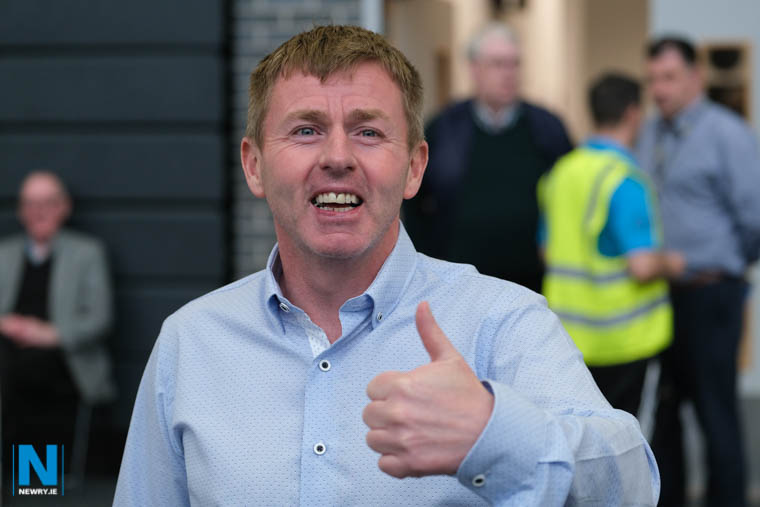 Gavin Malone who topped the poll in Newry. Photograph: Columba O'Hare/ Newry.ie Gavin Malone who topped the poll in Newry. Photograph: Columba O'Hare/ Newry.ie