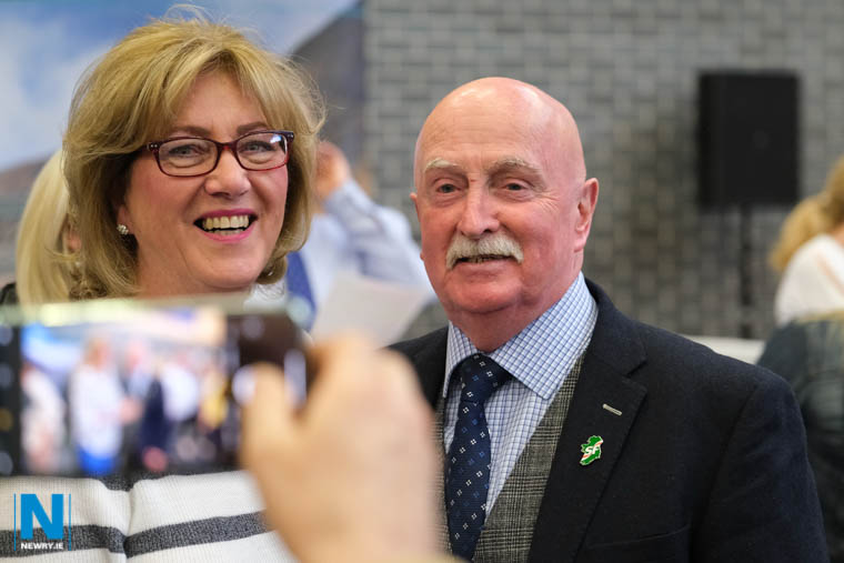 Charlie Casey with his wife Bridie after getting re-elected in Newry. Photograph: Columba O'Hare/ Newry.ie Charlie Casey with his wife Bridie after getting re-elected in Newry. Photograph: Columba O'Hare/ Newry.ie