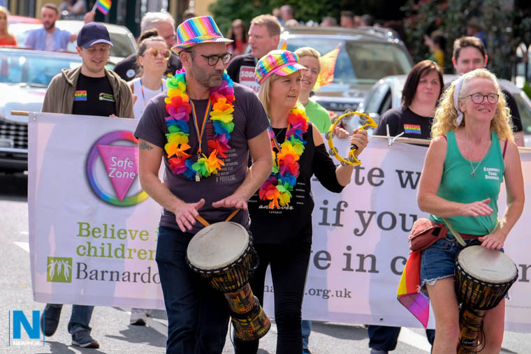Pride in Newry 2018. Photograph: Columba O'Hare/ Newry.ie Pride in Newry 2018. Photograph: Columba O'Hare/ Newry.ie