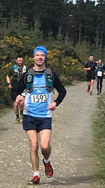 Noel Carr enjoying the 51km Maurice Mullins Ultra Noel Carr enjoying the 51km Maurice Mullins Ultra