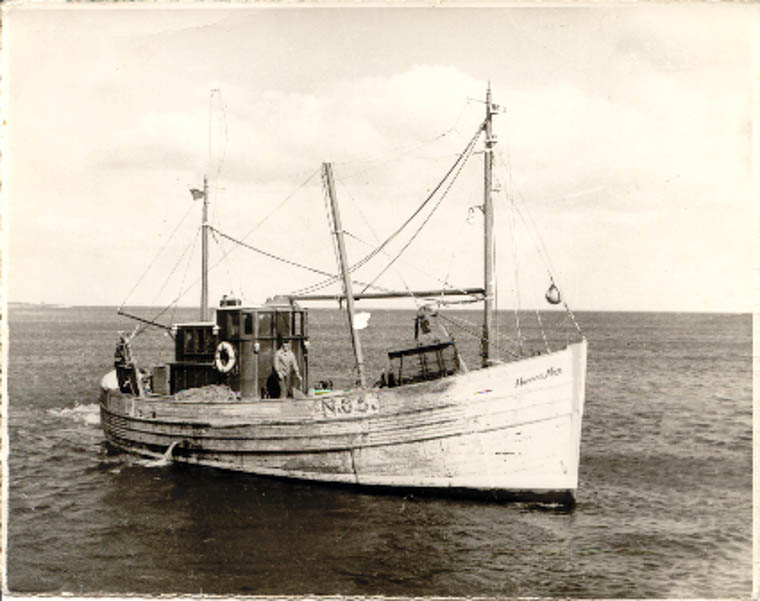Kilkeel fishing boat Harvest Morn, pictured in the 1960s or 1970s Newry and Mourne Museum Collection
