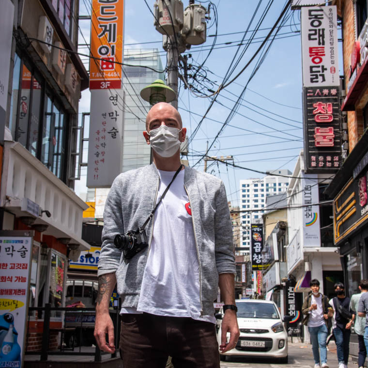 Niall Ruddy in his adopted city of Busan. Niall Ruddy in his adopted city of Busan.