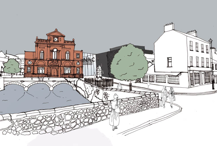 An artists impression of how the new Theatre/ Conference facility could look. An artists impression of how the new Theatre/ Conference facility could look.