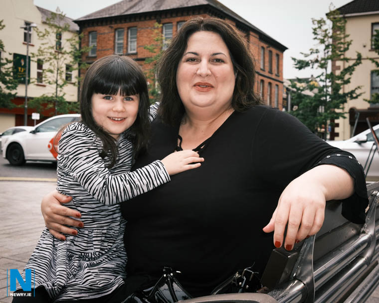 Isabella and daughter Katie. Photograph: Columba O'Hare/ Newry.ie 