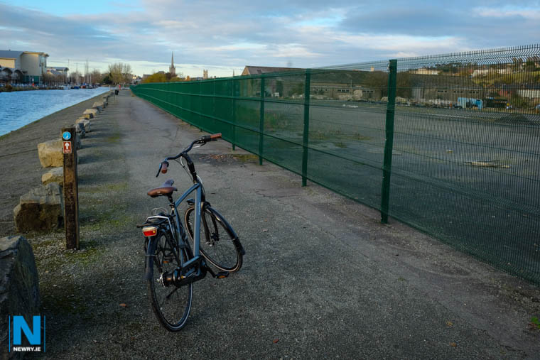 The Albert Basin Site for Newry's Public Park. Photograph: Columba O'Hare/ Newry.ie 